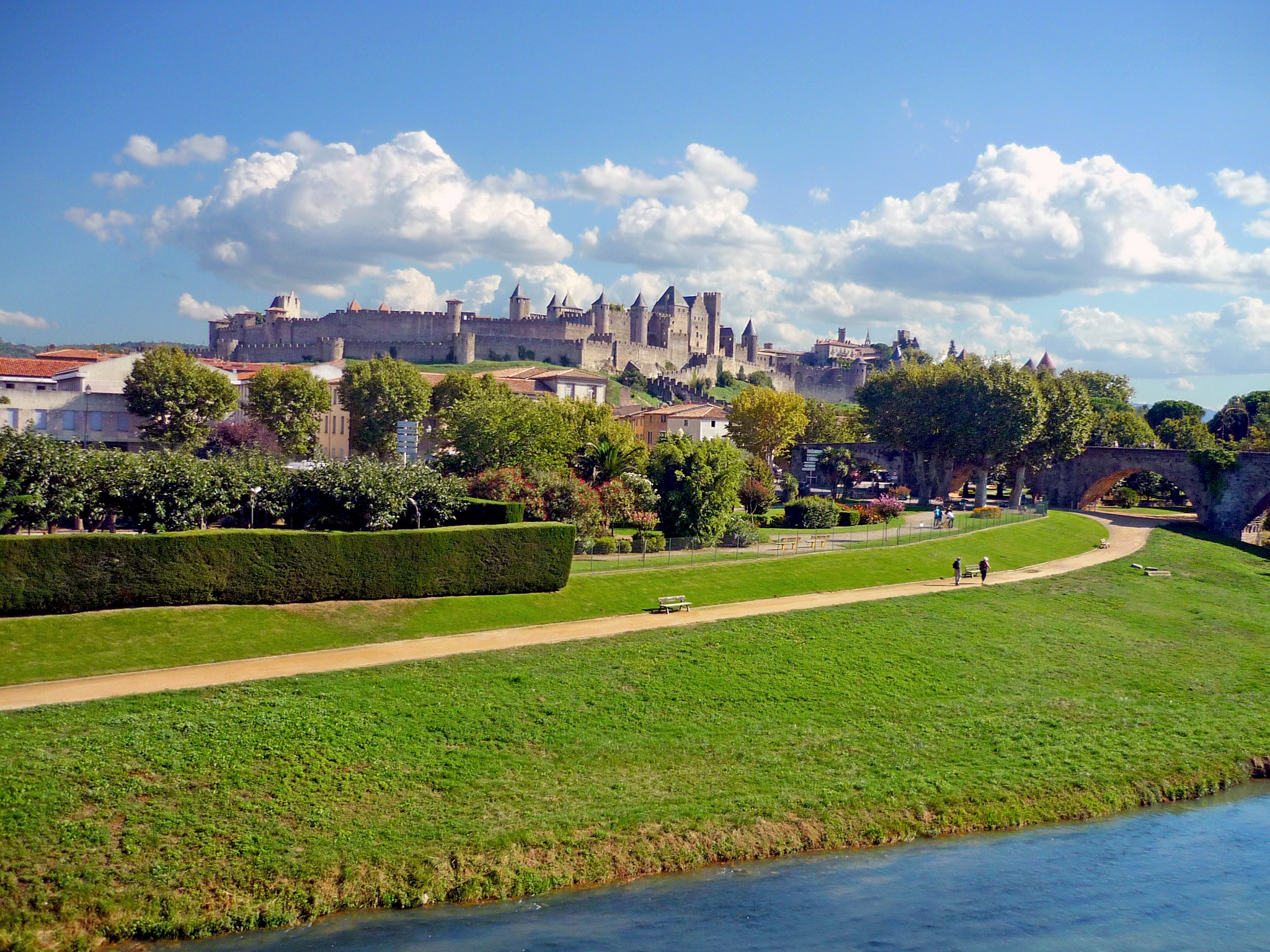 Cité de Carcassonne from the Lower Town